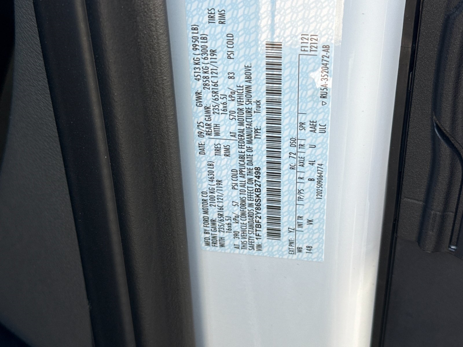 New 2025 Ford Transit 350 Low Roof Empty Cargo Van - photo 26