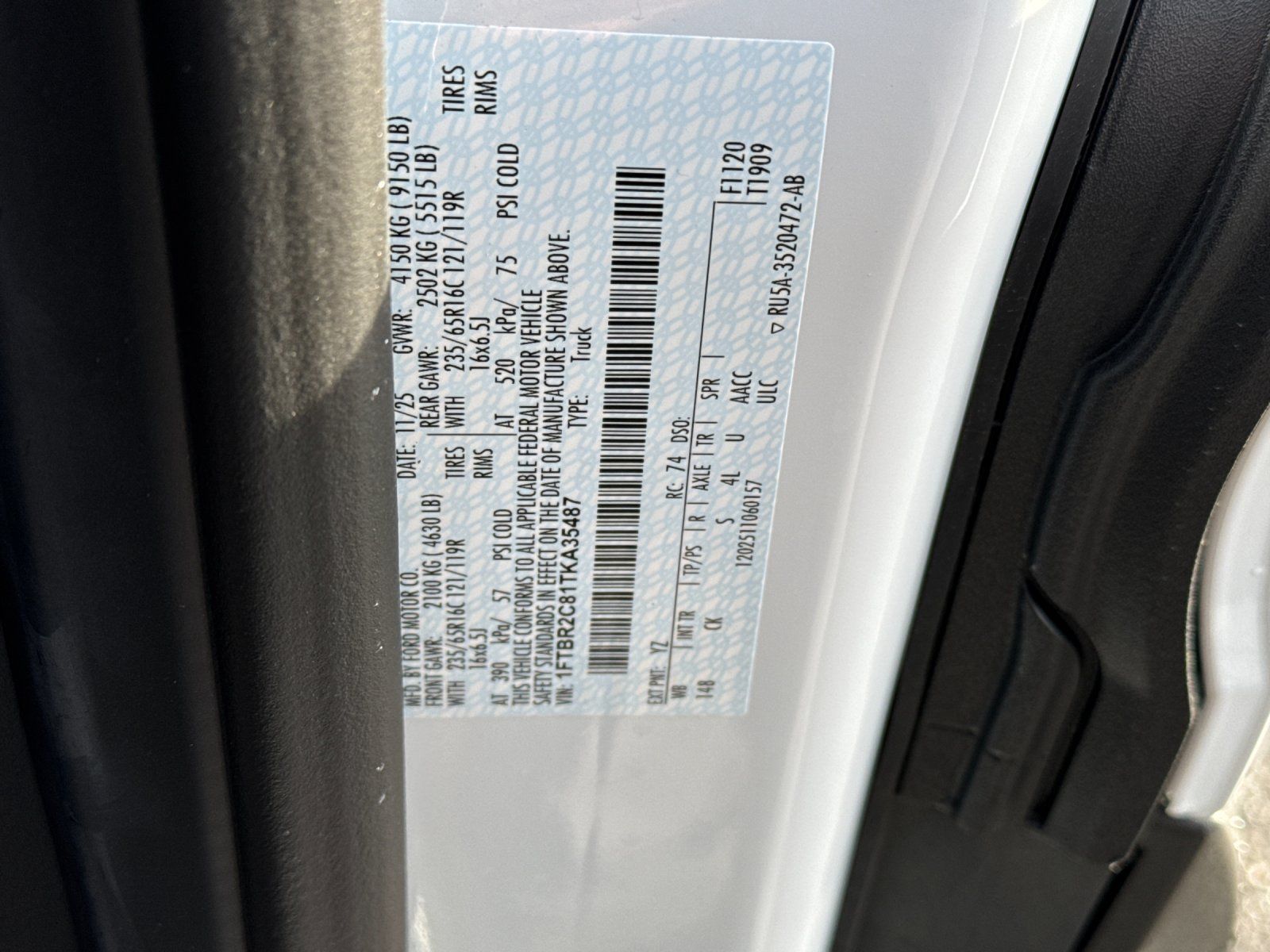New 2026 Ford Transit 250 Medium Roof Empty Cargo Van - photo 5