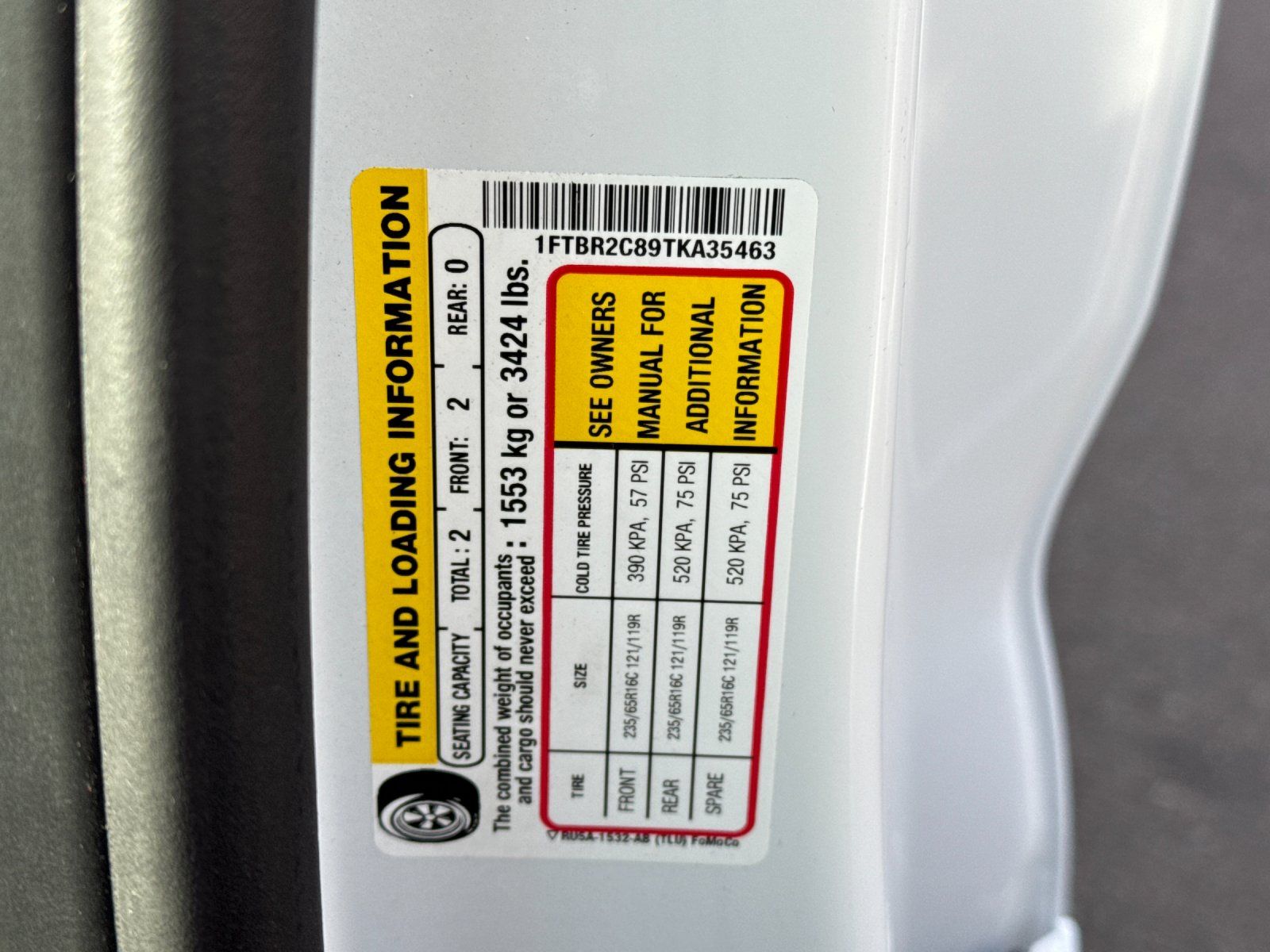 New 2026 Ford Transit 250 Medium Roof Empty Cargo Van - photo 5