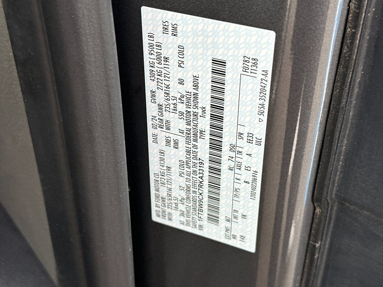 New 2024 Ford E-Transit 350 Medium Roof Empty Cargo Van - photo 29
