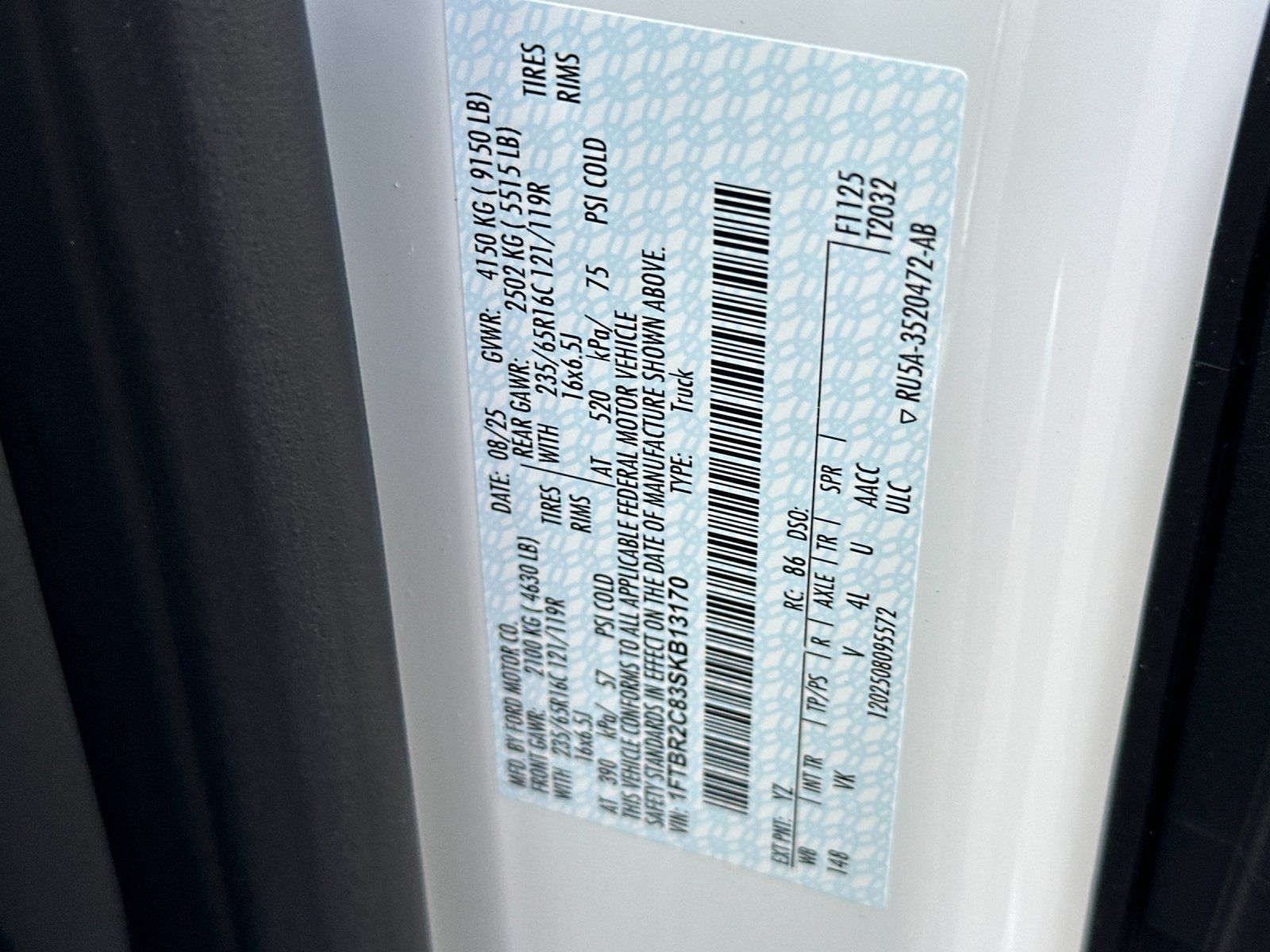 New 2025 Ford Transit 250 Medium Roof Empty Cargo Van - photo 27
