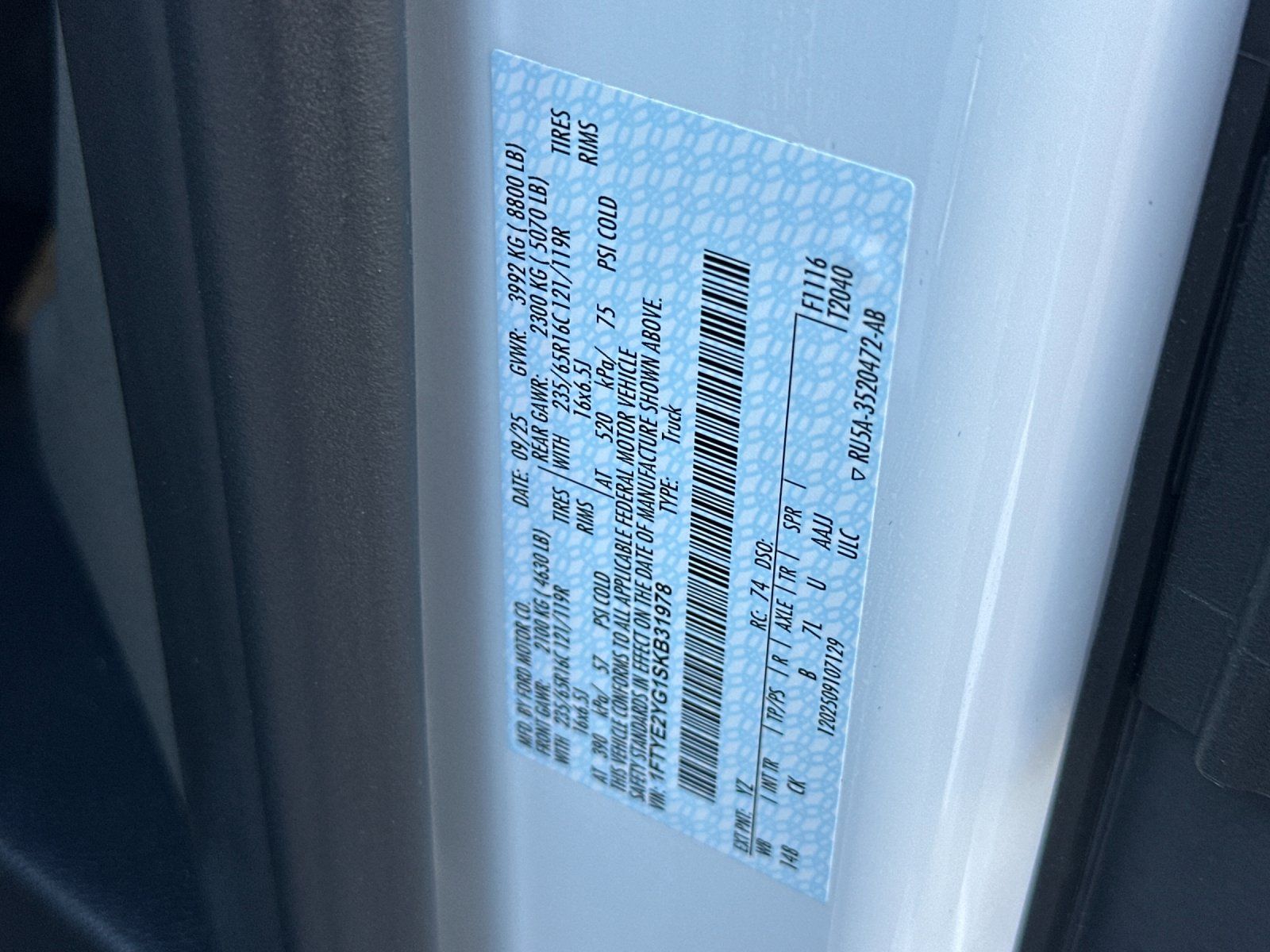 New 2025 Ford Transit 150 Low Roof Empty Cargo Van - photo 28