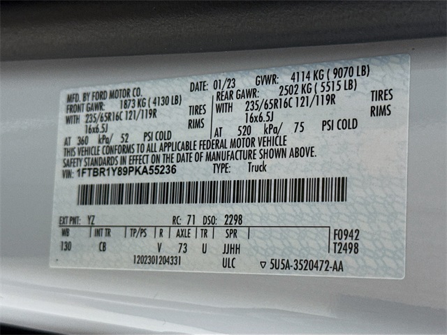 Used 2023 Ford Transit 250 Low Roof Empty Cargo Van - photo 27