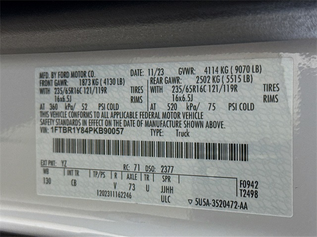 Used 2023 Ford Transit 250 Low Roof Empty Cargo Van - photo 26