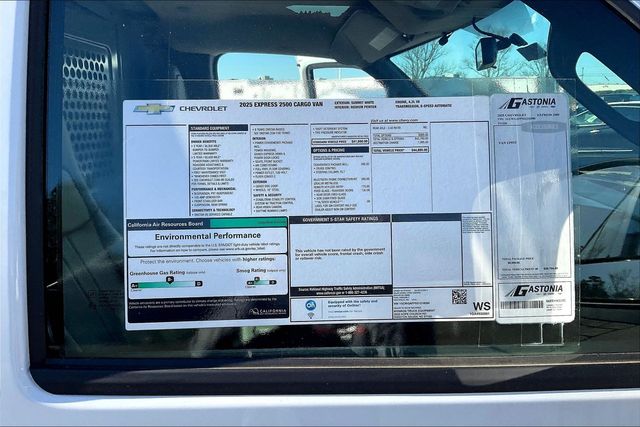 New 2025 Chevrolet Express 2500 Empty Cargo Van - photo 14