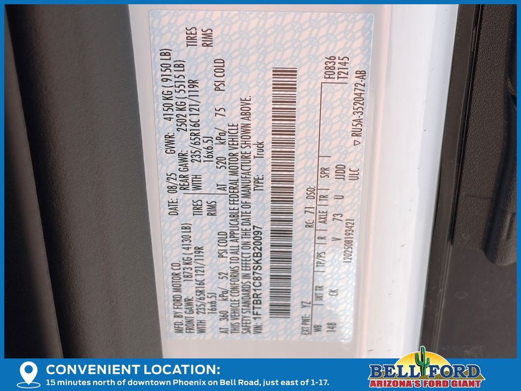 New 2025 Ford Transit 250 Medium Roof Empty Cargo Van - photo 25