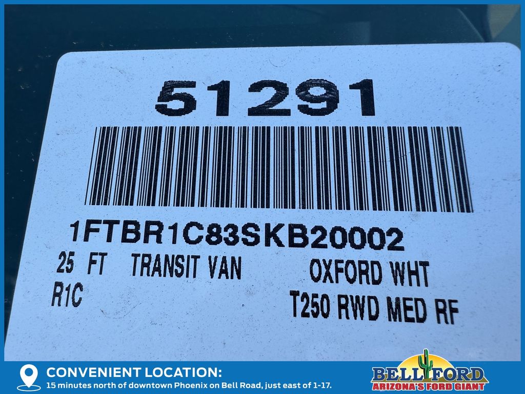 New 2025 Ford Transit 250 Medium Roof Empty Cargo Van - photo 27