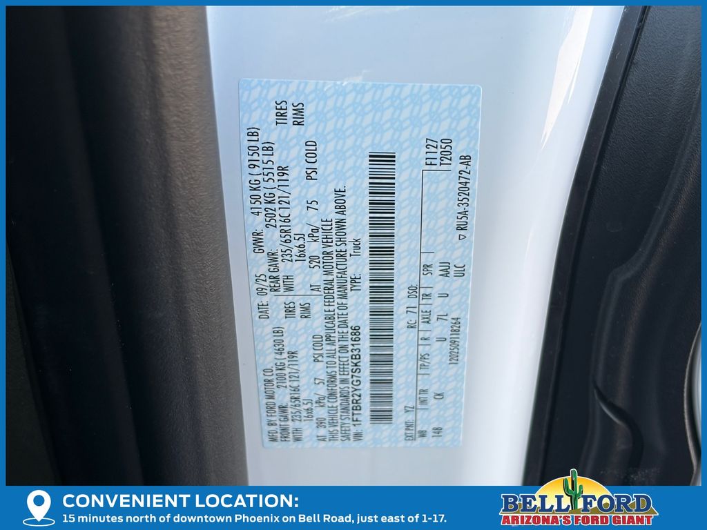 New 2025 Ford Transit 250 Low Roof Empty Cargo Van - photo 25