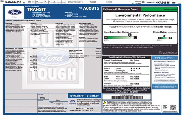 Used 2022 Ford Transit 250 Low Roof Empty Cargo Van - photo 28