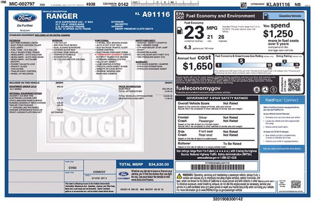 Used 2019 Ford Ranger XLT SuperCrew Cab - photo 29