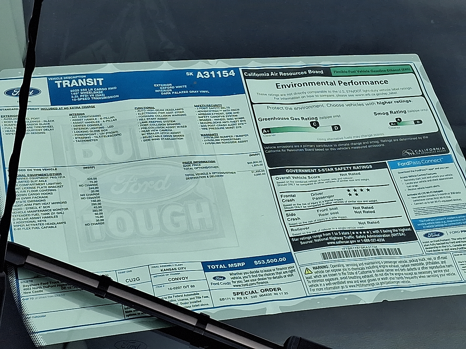 New 2025 Ford Transit 250 Low Roof Empty Cargo Van - photo 15