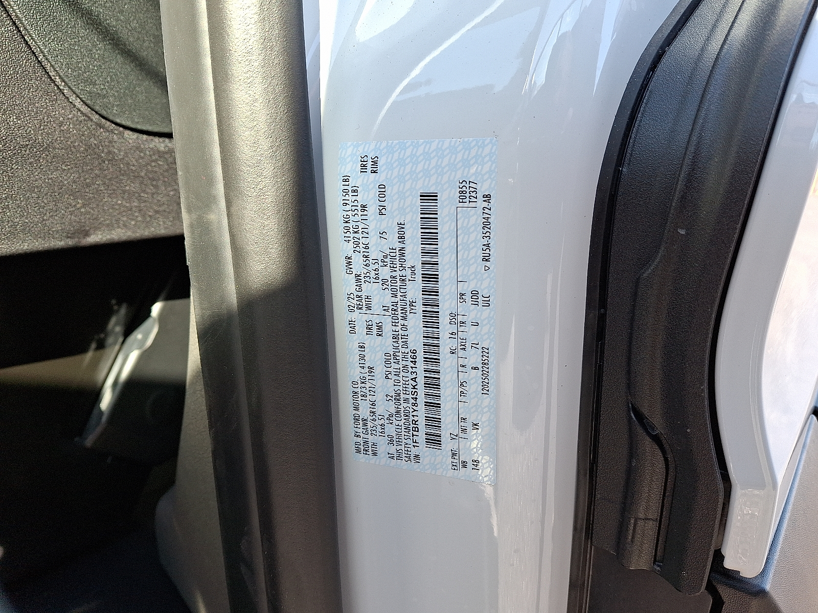 New 2025 Ford Transit 250 Low Roof Empty Cargo Van - photo 14
