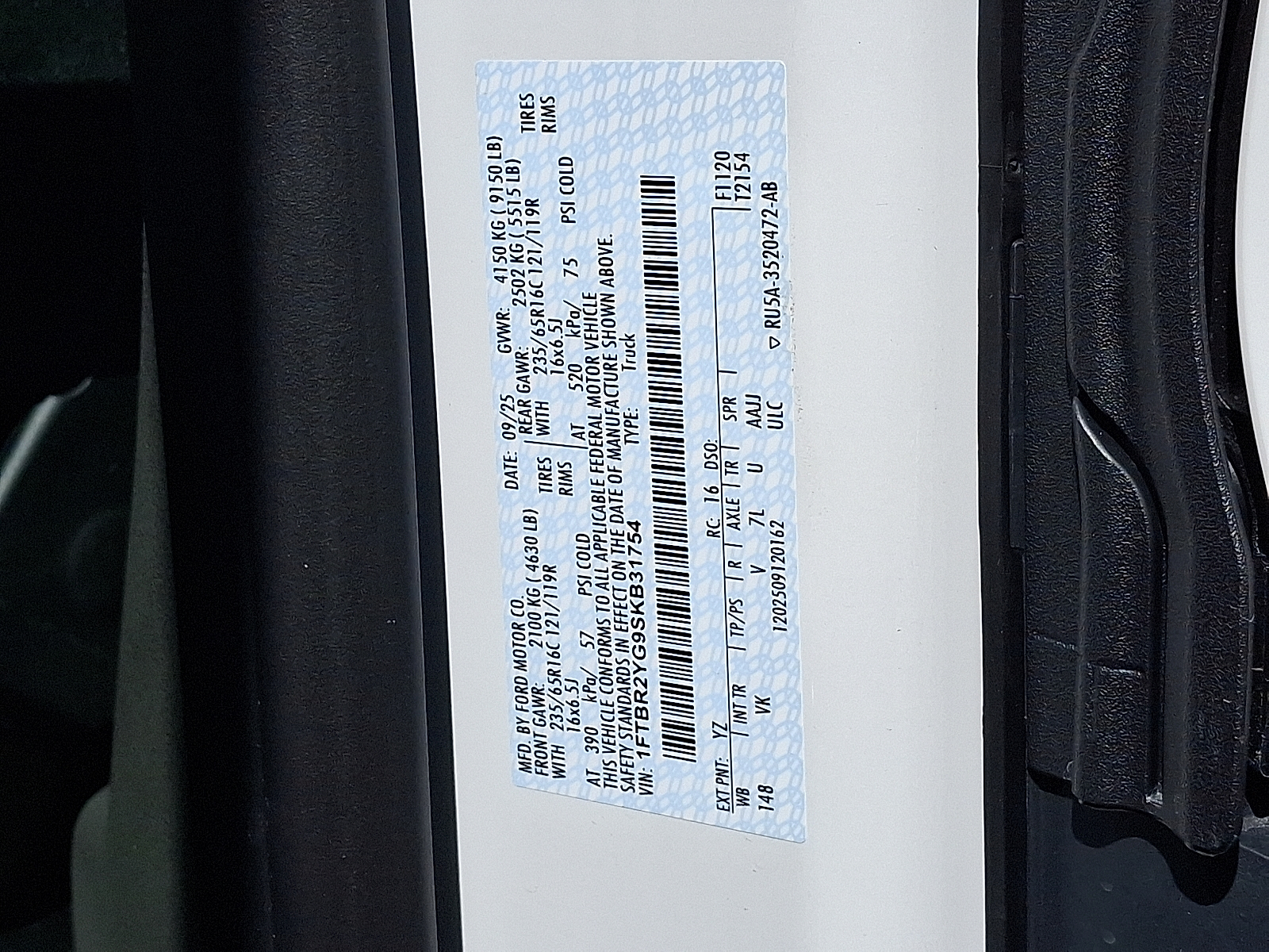 New 2025 Ford Transit 250 Low Roof Empty Cargo Van - photo 14