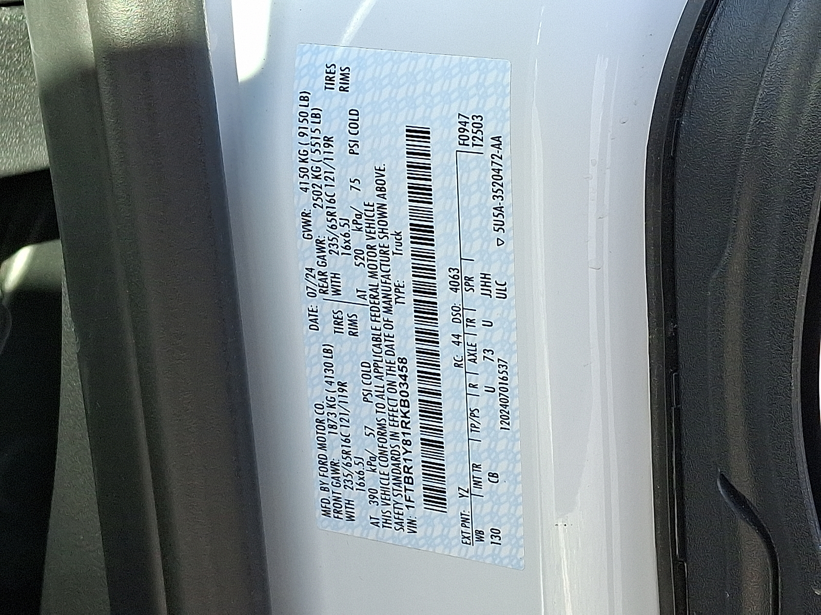 Used 2024 Ford Transit 250 Low Roof Empty Cargo Van - photo 20