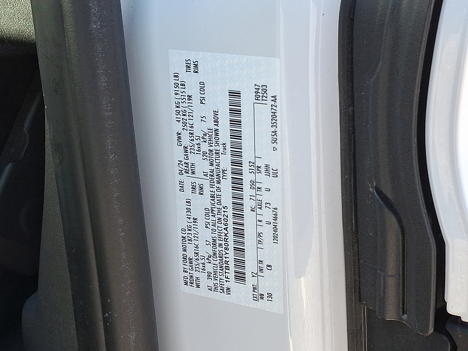 Used 2024 Ford Transit 250 Low Roof Empty Cargo Van - photo 20