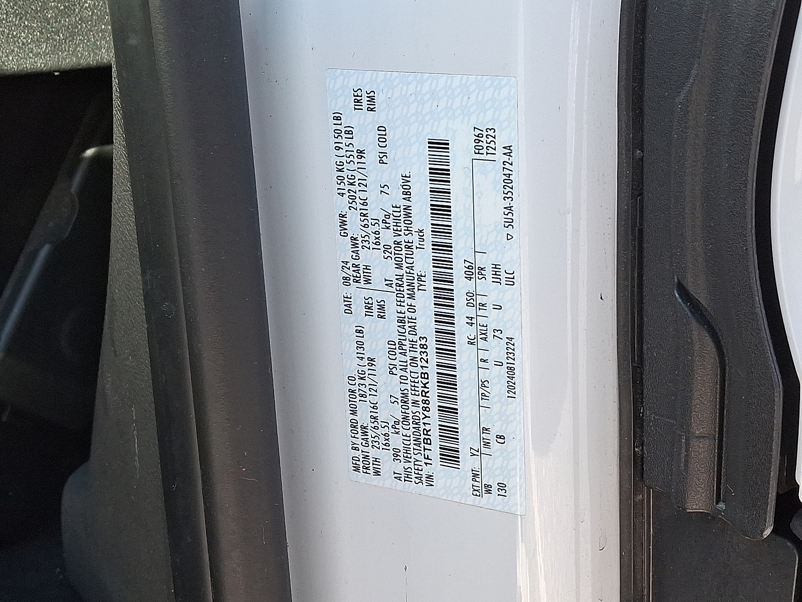 Used 2024 Ford Transit 250 Low Roof Empty Cargo Van - photo 20