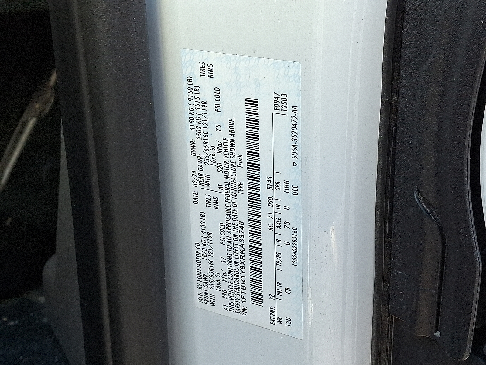 Used 2024 Ford Transit 250 Low Roof Empty Cargo Van - photo 20