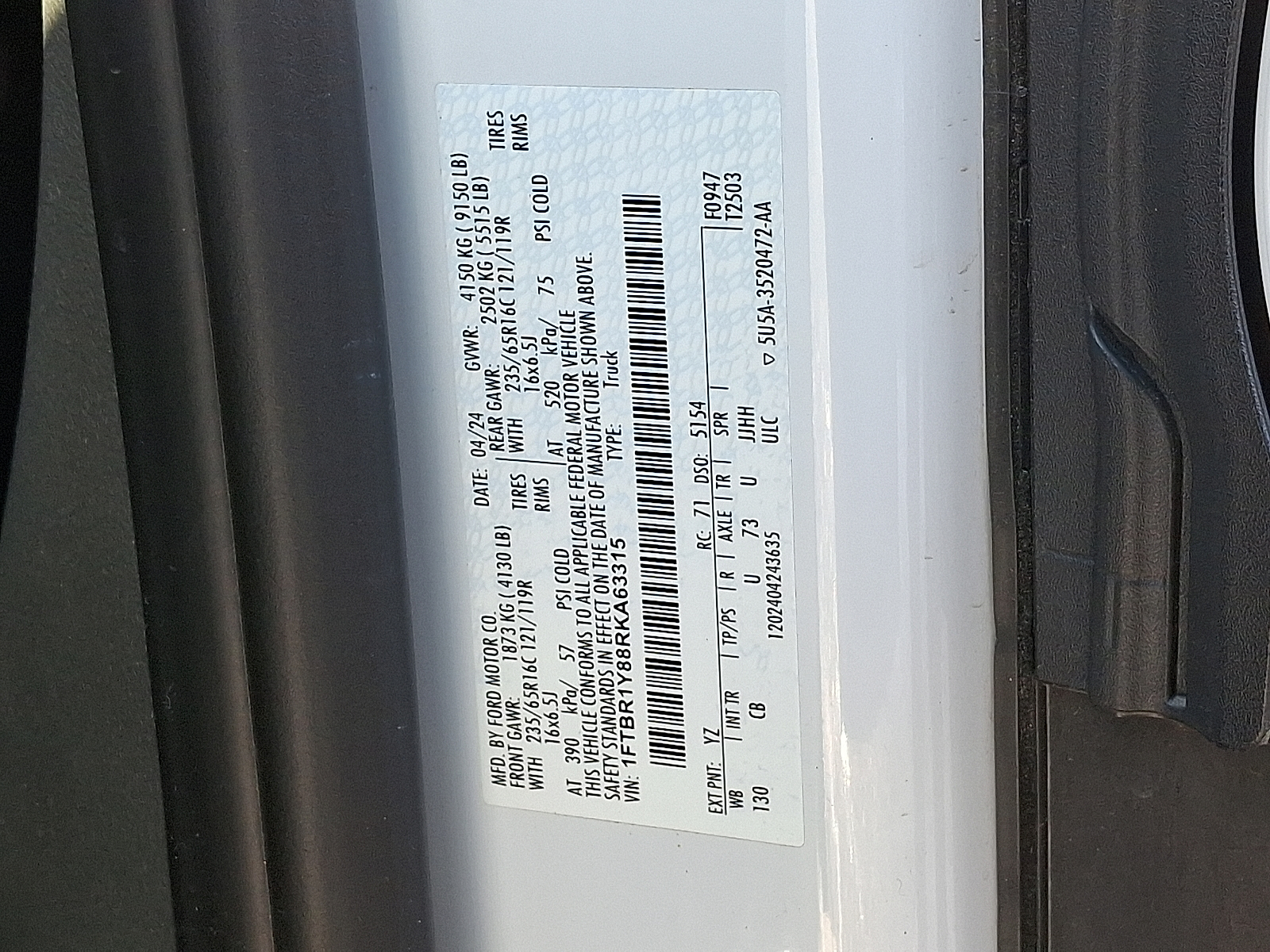Used 2024 Ford Transit 250 Low Roof Empty Cargo Van - photo 24