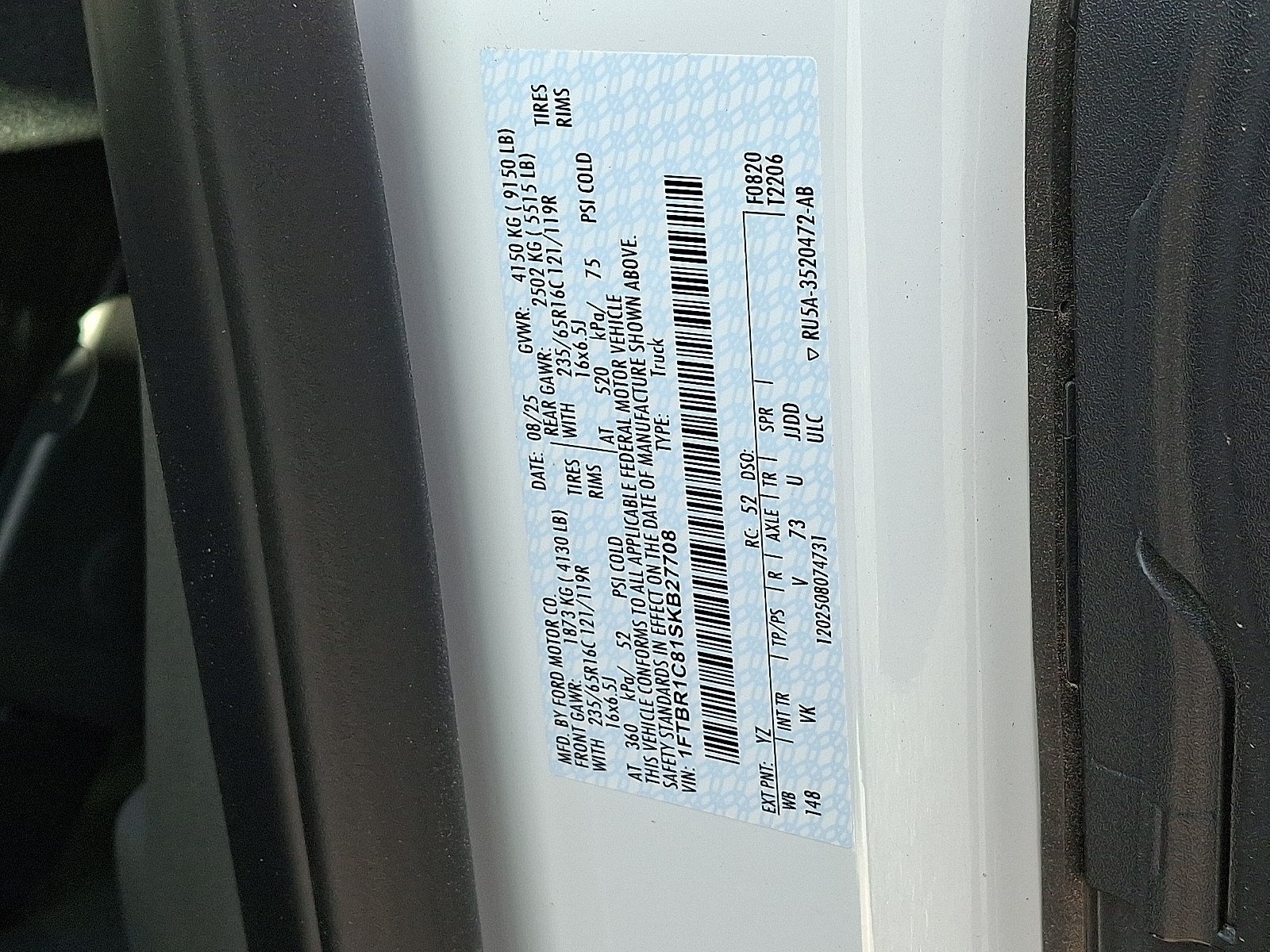 New 2025 Ford Transit 250 Medium Roof Empty Cargo Van - photo 15