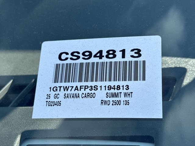 New 2025 GMC Savana 3500 Empty Cargo Van - photo 36