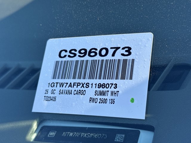 New 2025 GMC Savana 3500 Empty Cargo Van - photo 35