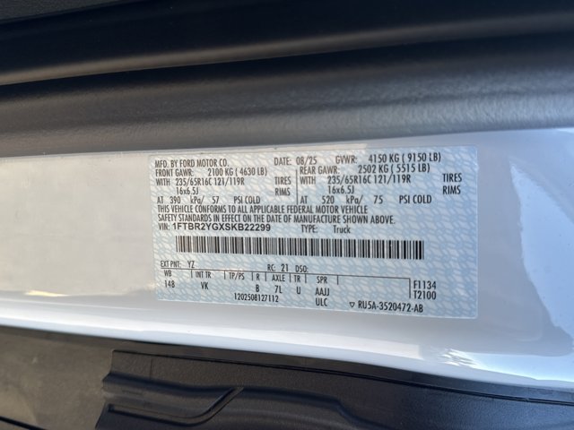 New 2025 Ford Transit 250 Low Roof Empty Cargo Van - photo 27