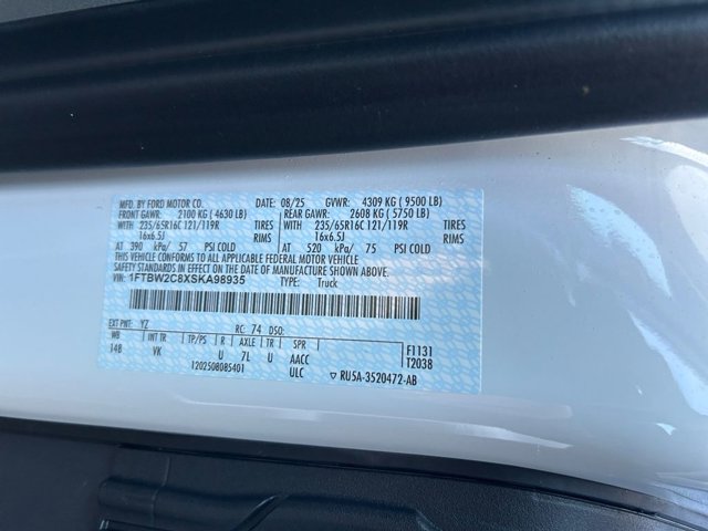 New 2025 Ford Transit 350 Medium Roof Empty Cargo Van - photo 12