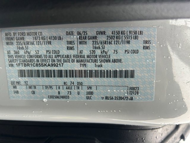 New 2025 Ford Transit 250 Medium Roof Empty Cargo Van - photo 17