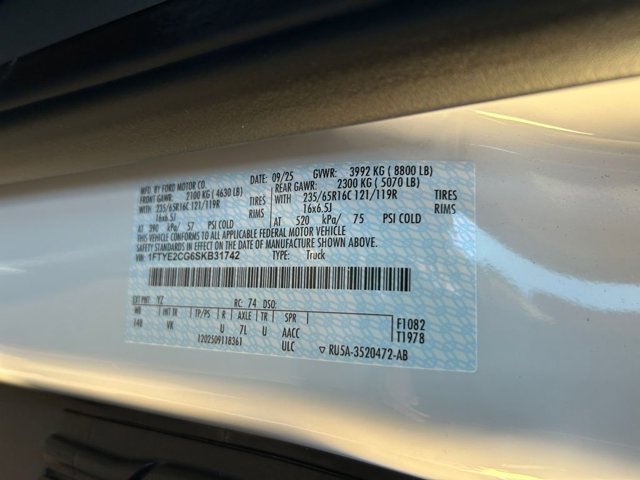 New 2025 Ford Transit 150 Medium Roof Empty Cargo Van - photo 14