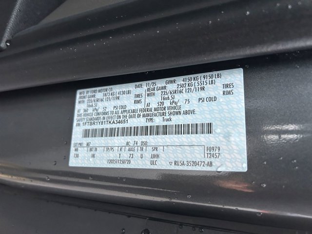 New 2026 Ford Transit 250 Low Roof Empty Cargo Van - photo 11