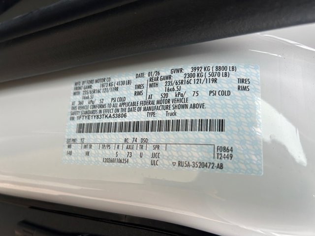 New 2026 Ford Transit 150 Low Roof Empty Cargo Van - photo 11