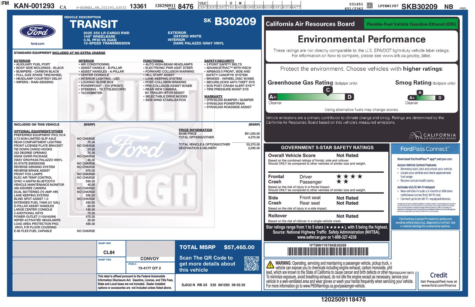 New 2025 Ford Transit 350 Low Roof Empty Cargo Van - photo 22