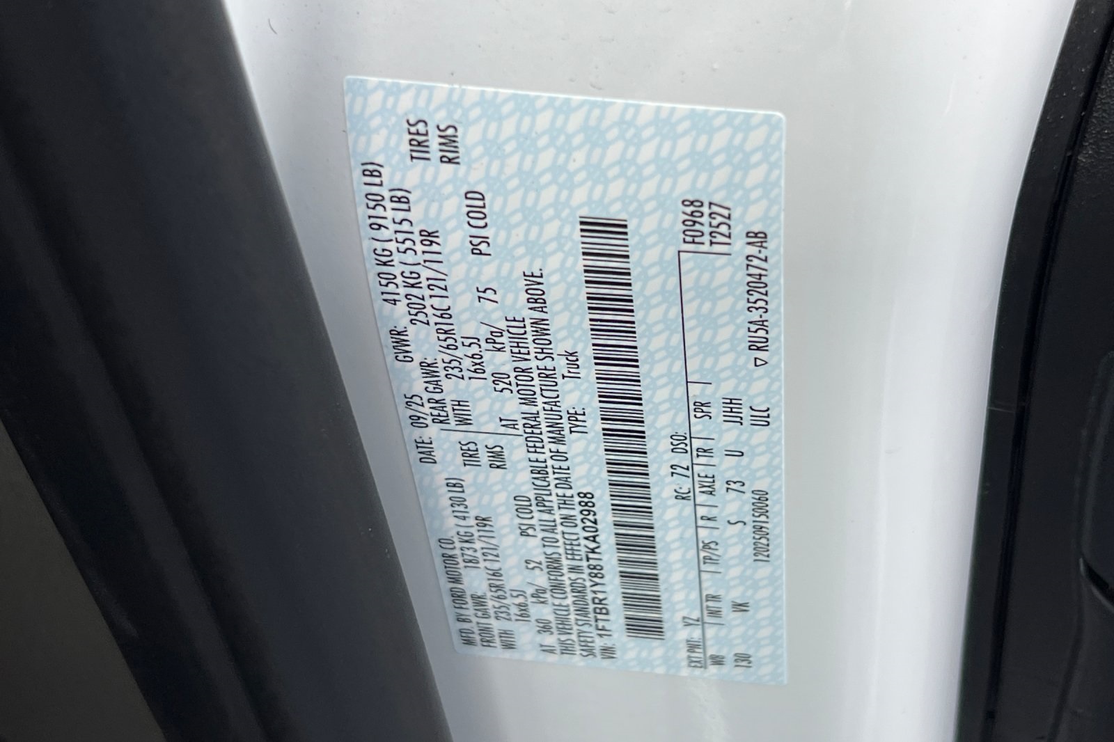 New 2026 Ford Transit 250 Low Roof Empty Cargo Van - photo 25