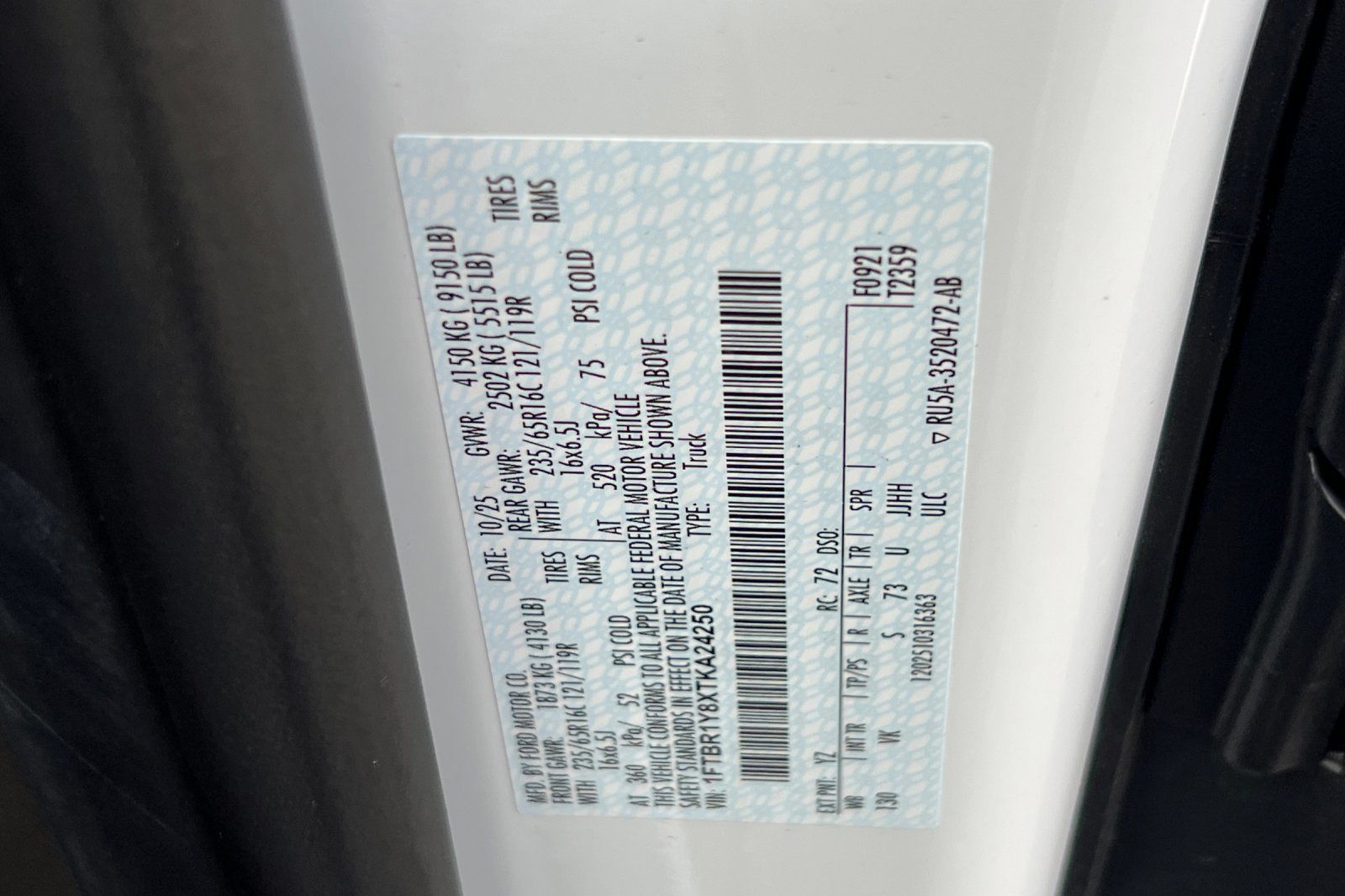 New 2026 Ford Transit 250 Low Roof Empty Cargo Van - photo 25