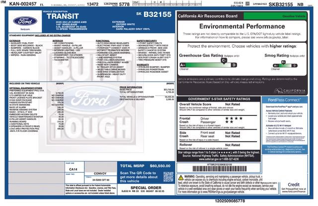 New 2025 Ford Transit 250 Low Roof Empty Cargo Van - photo 5
