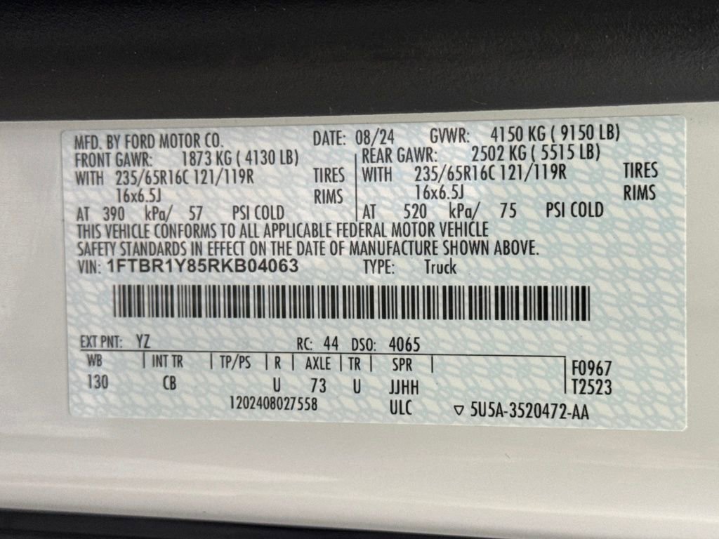 Used 2024 Ford Transit 250 Low Roof Empty Cargo Van - photo 23
