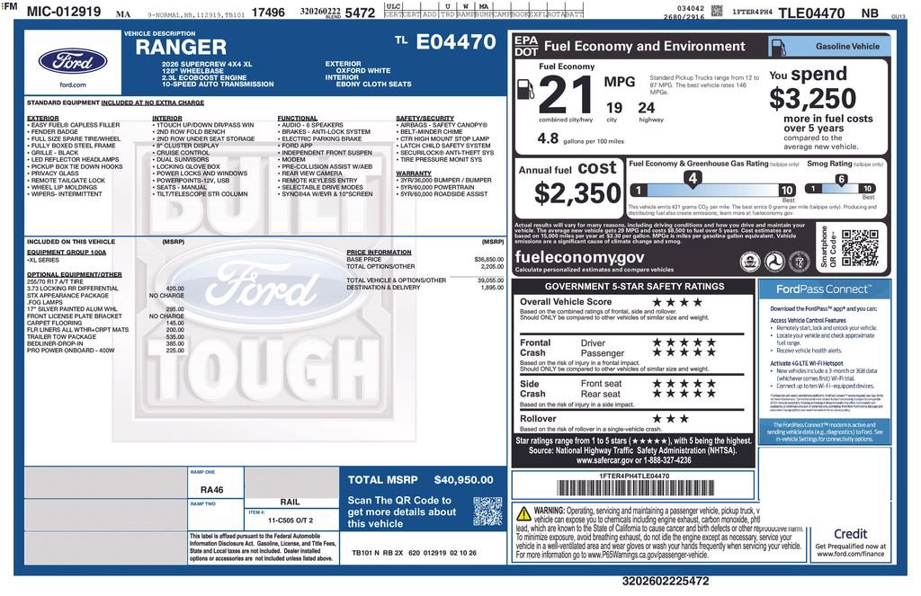 New 2026 Ford Ranger - photo 2