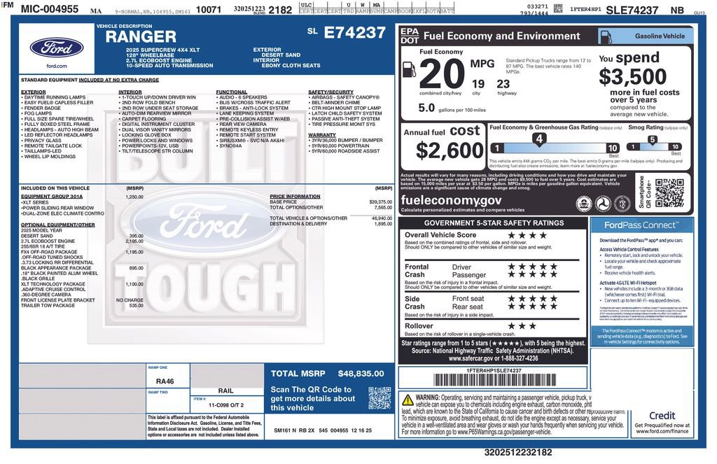 New 2025 Ford Ranger SuperCrew Cab - photo 13