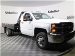 New 2017 Chevrolet Silverado 3500 Work Truck Regular Cab 4x4 11' 3" Hillsboro GII Steel Flatbed Truck thumbnail 4