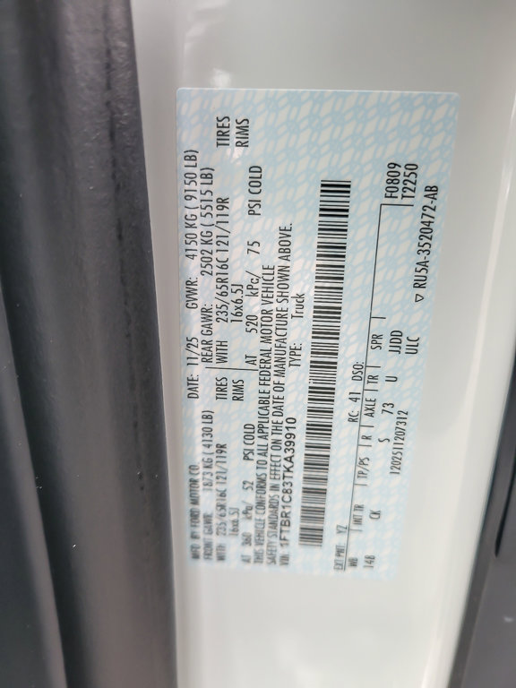 New 2026 Ford Transit 250 Medium Roof Empty Cargo Van - photo 9