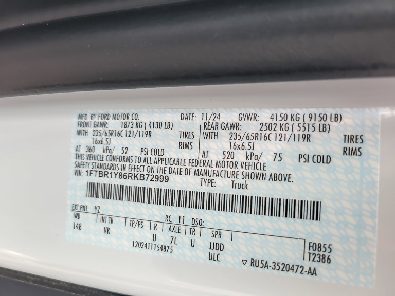 Used 2024 Ford Transit 250 Low Roof Empty Cargo Van - photo 31