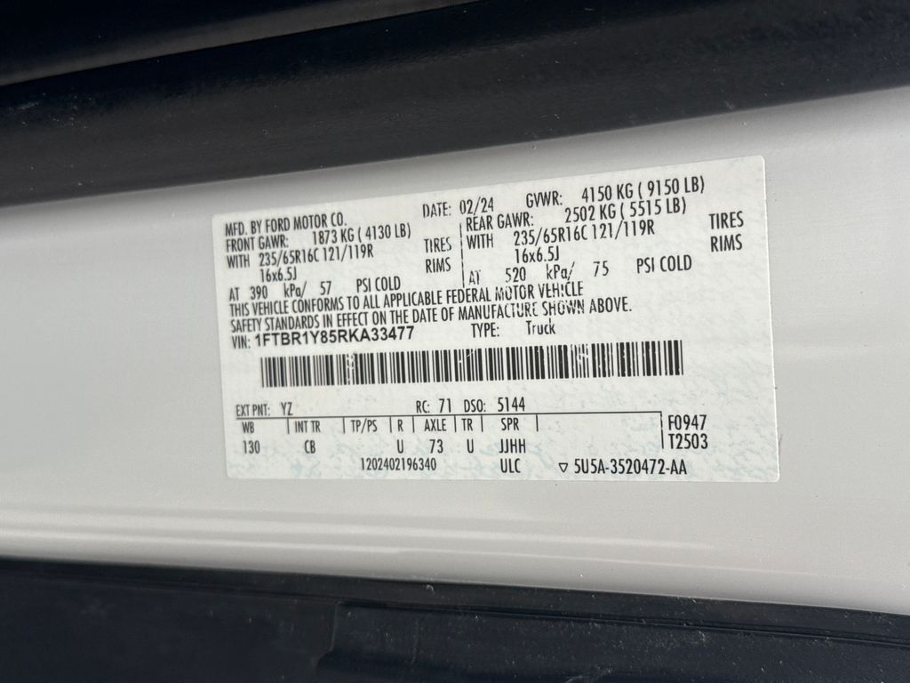Used 2024 Ford Transit 250 Low Roof Empty Cargo Van - photo 14