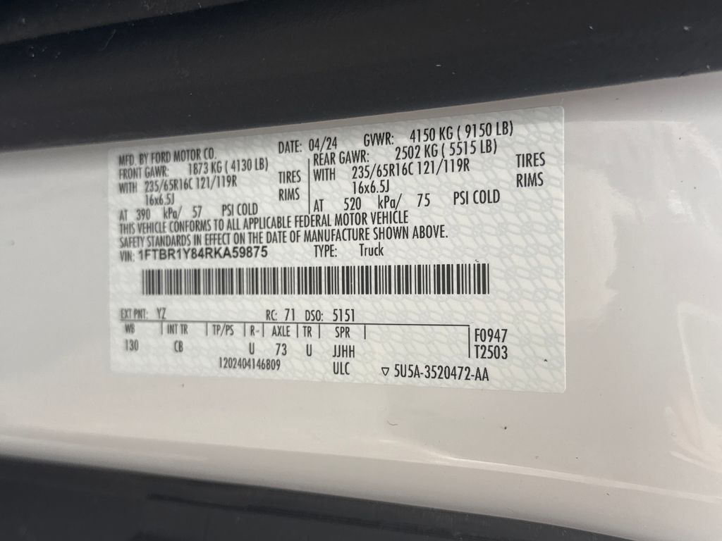 Used 2024 Ford Transit 250 Low Roof Empty Cargo Van - photo 7