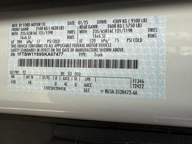 New 2025 Ford Transit 350 Low Roof Empty Cargo Van - photo 31