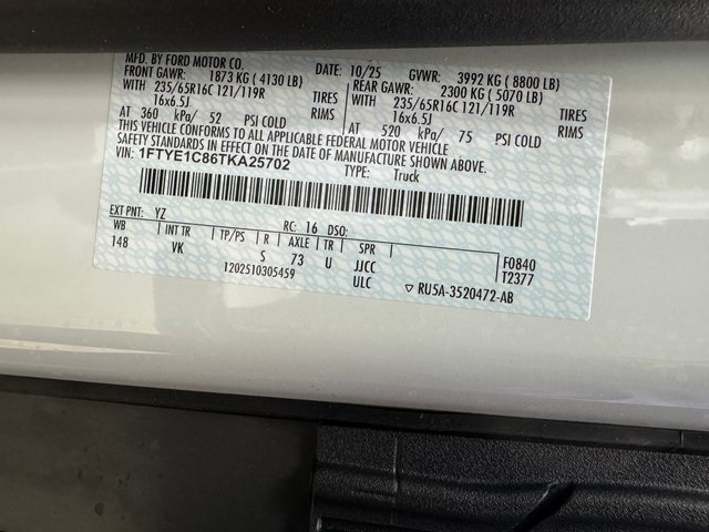 New 2026 Ford Transit 150 Medium Roof Empty Cargo Van - photo 35