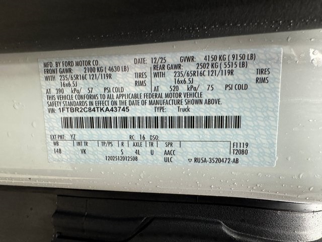 New 2026 Ford Transit 250 Medium Roof Empty Cargo Van - photo 31