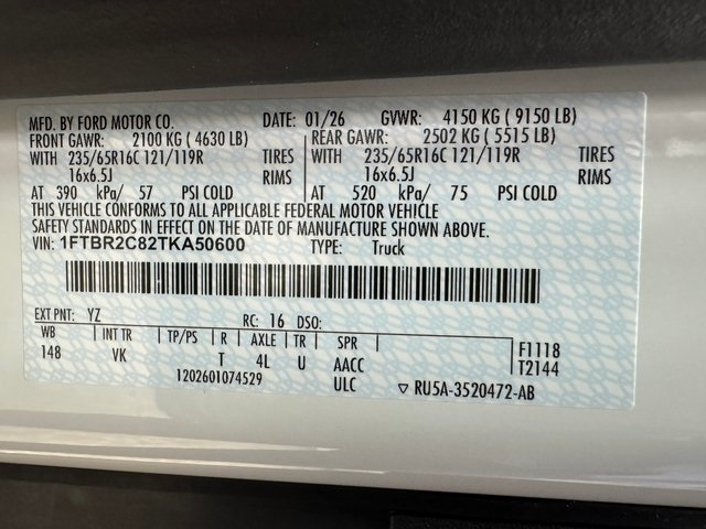 New 2026 Ford Transit 250 Medium Roof Empty Cargo Van - photo 34