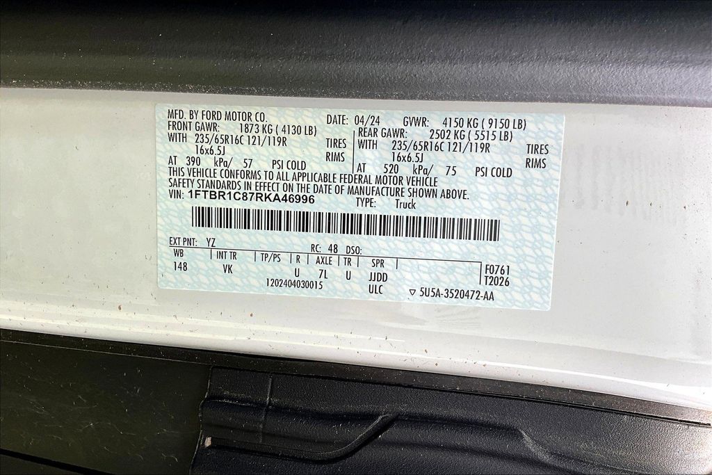 New 2024 Ford Transit 250 Medium Roof Empty Cargo Van - photo 8