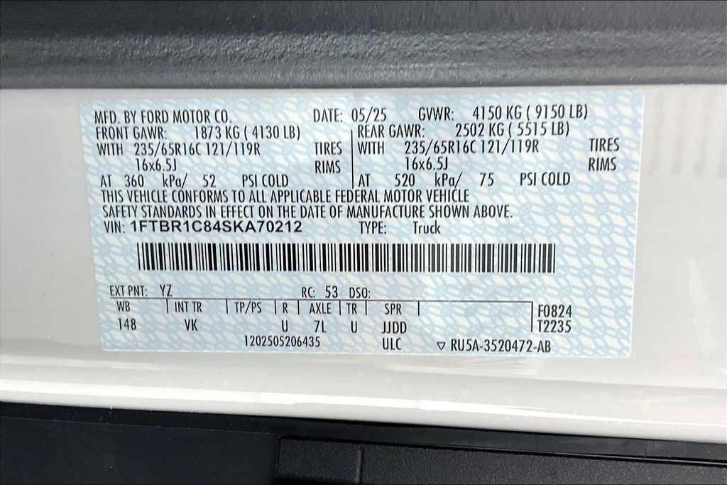 New 2025 Ford Transit 250 Medium Roof Empty Cargo Van - photo 8