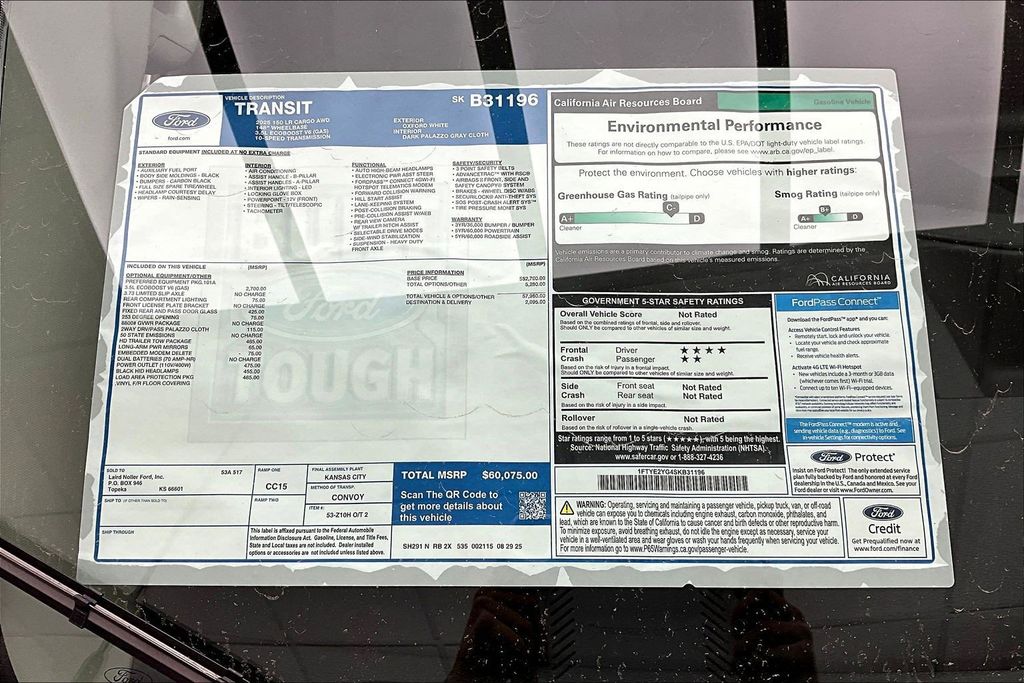 New 2025 Ford Transit 150 Low Roof Empty Cargo Van - photo 6